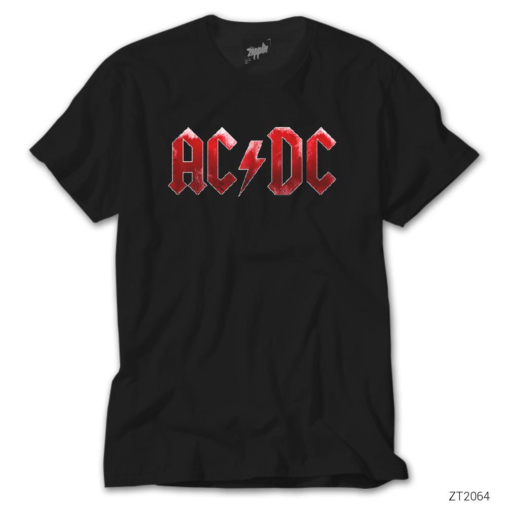 AC DC Distort Siyah Tişört