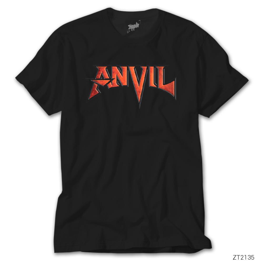 Anvil Band Siyah Tişört