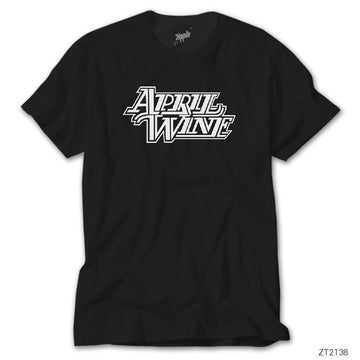 April Wine Siyah Tişört