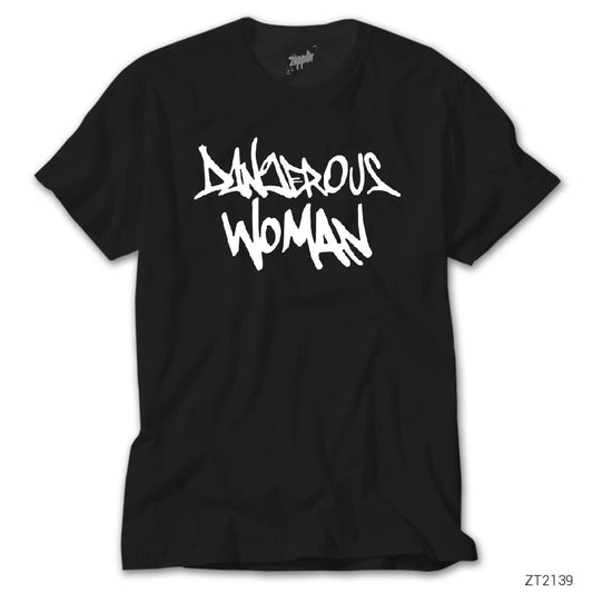 Ariana Grande Dangerous Woman Siyah Tişört