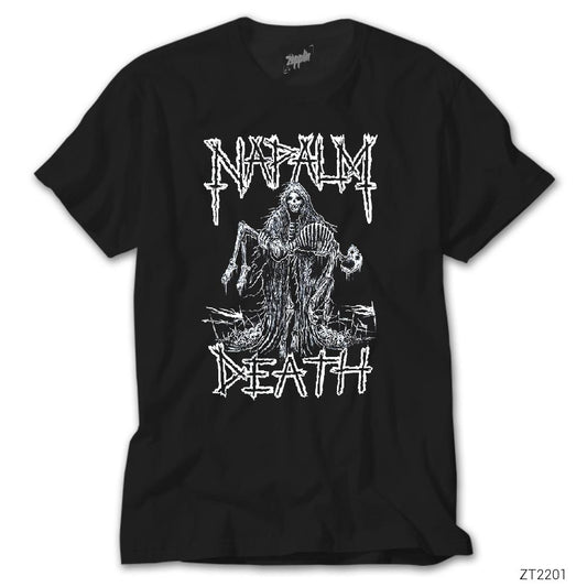 Napalm Death Skeleton Siyah Tişört