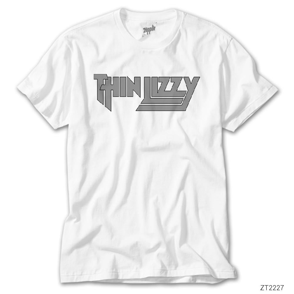 Thin Lizzy Logo Beyaz Tişört