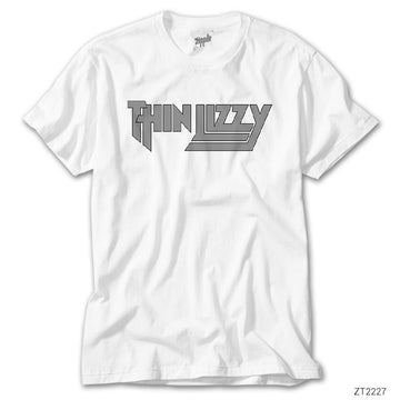 Thin Lizzy Logo Beyaz Tişört