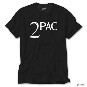 Tupac Shakur Logo Siyah Tişört