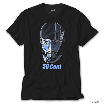 50 Cent Face Siyah Tişört