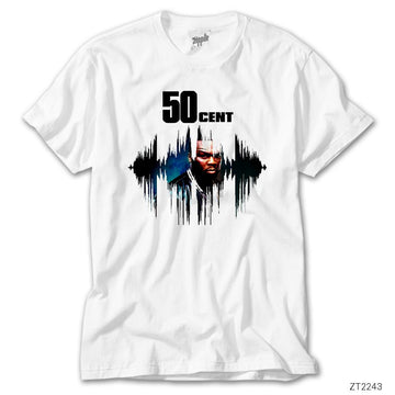 50 Cent Pulse Beyaz Tişört