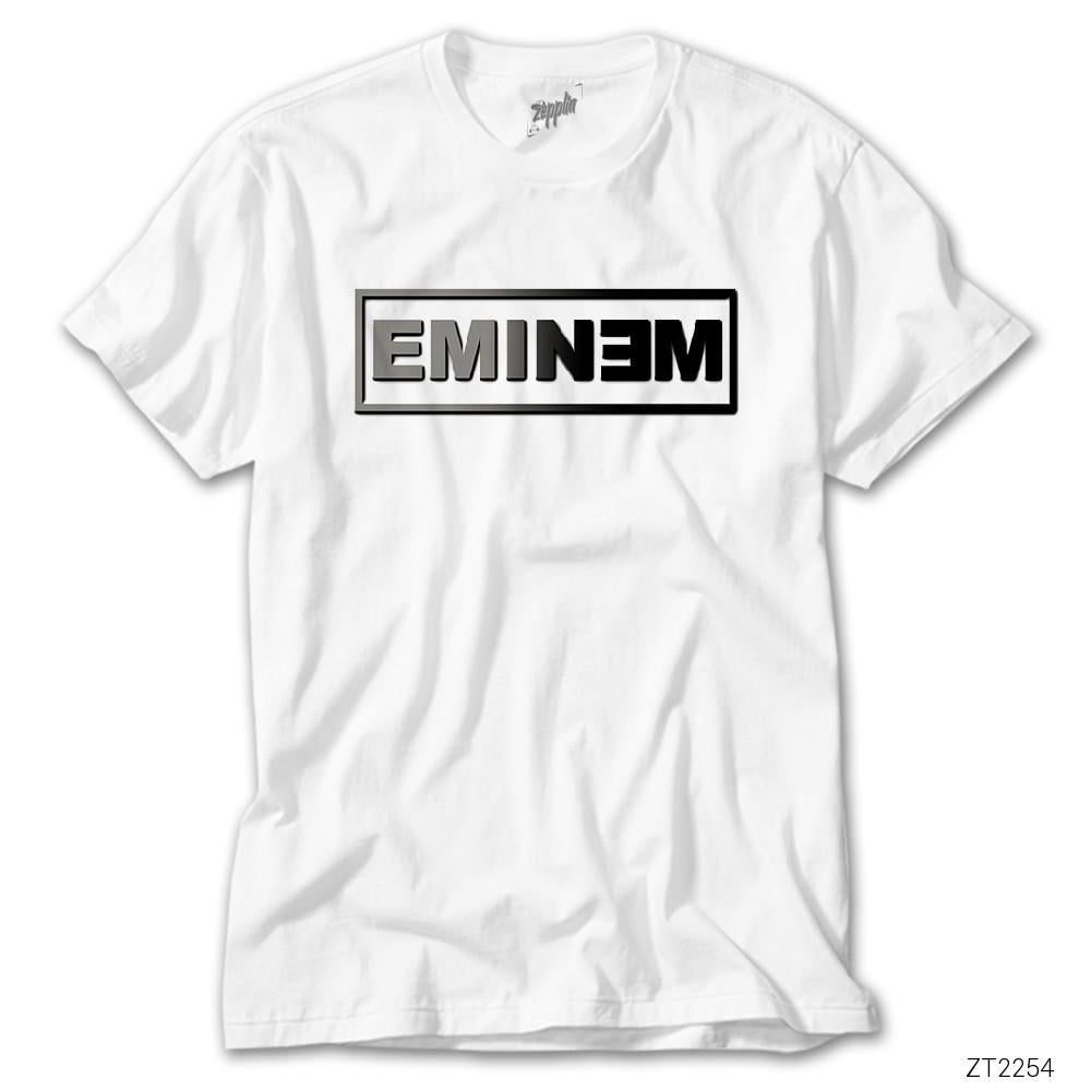 Eminem Logo Beyaz Tişört