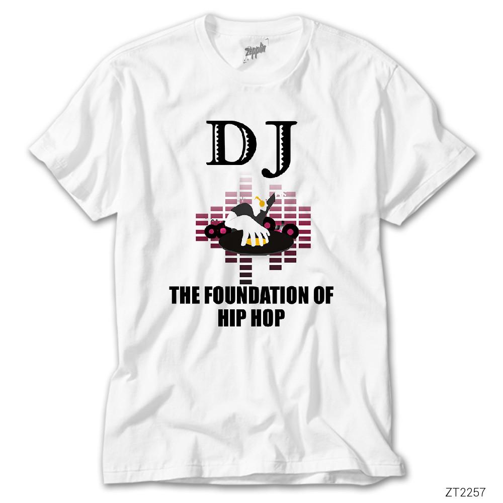 Hip-Hop Dj Beyaz Tişört