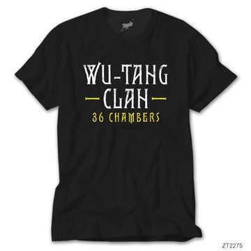 Wu Tang 36 Chambers Siyah Tişört