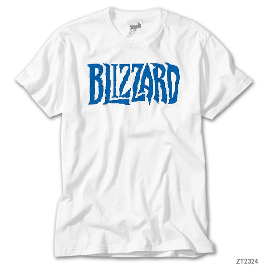 Blizzard Logo Beyaz Tişört