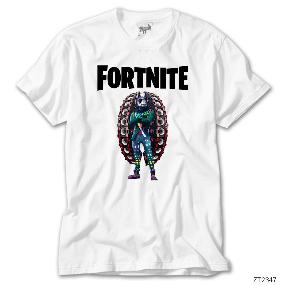 Fortnite Dj Yonde Beyaz Tişört