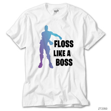 Fortnite Floss Like a Boss Beyaz Tişört