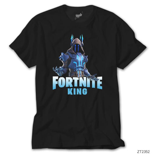 Fortnite King Siyah Tişört