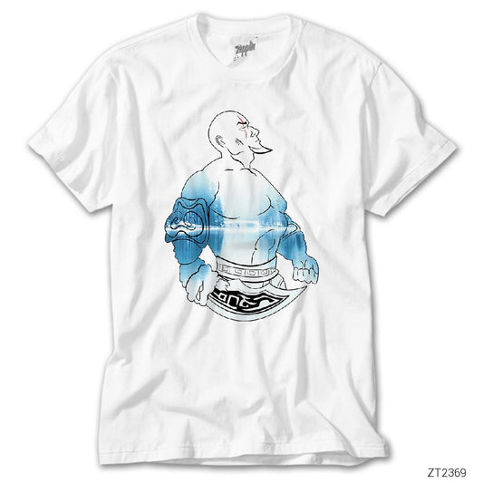 God Of War Kratos Beyaz Tişört