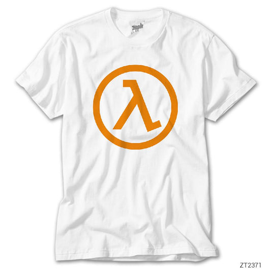 Half Life Logo Beyaz Tişört