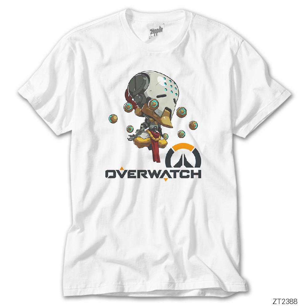 İndirimli Overwatch Zenyatta Cute Beyaz Tişört