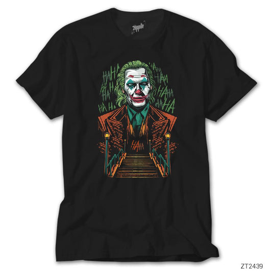 İndirimli Joker Hahaha Siyah Tişört