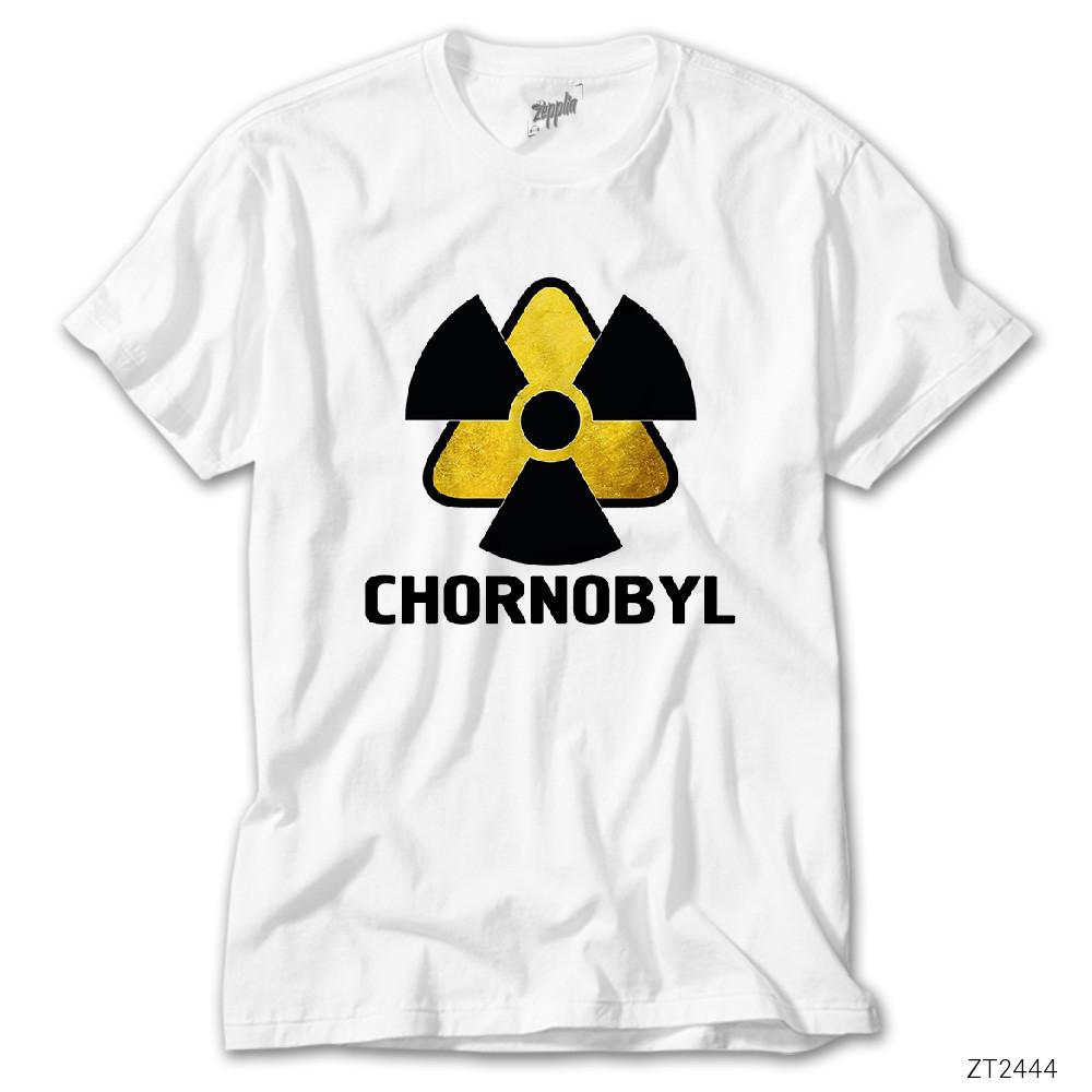 Chernobyl Radioactive beyaz tişört