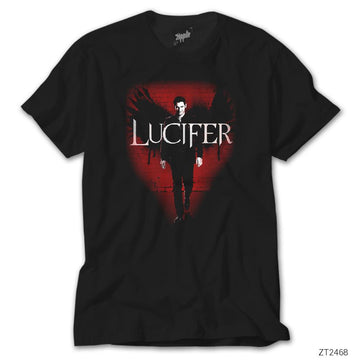 Lucifer Poster Siyah Tişört