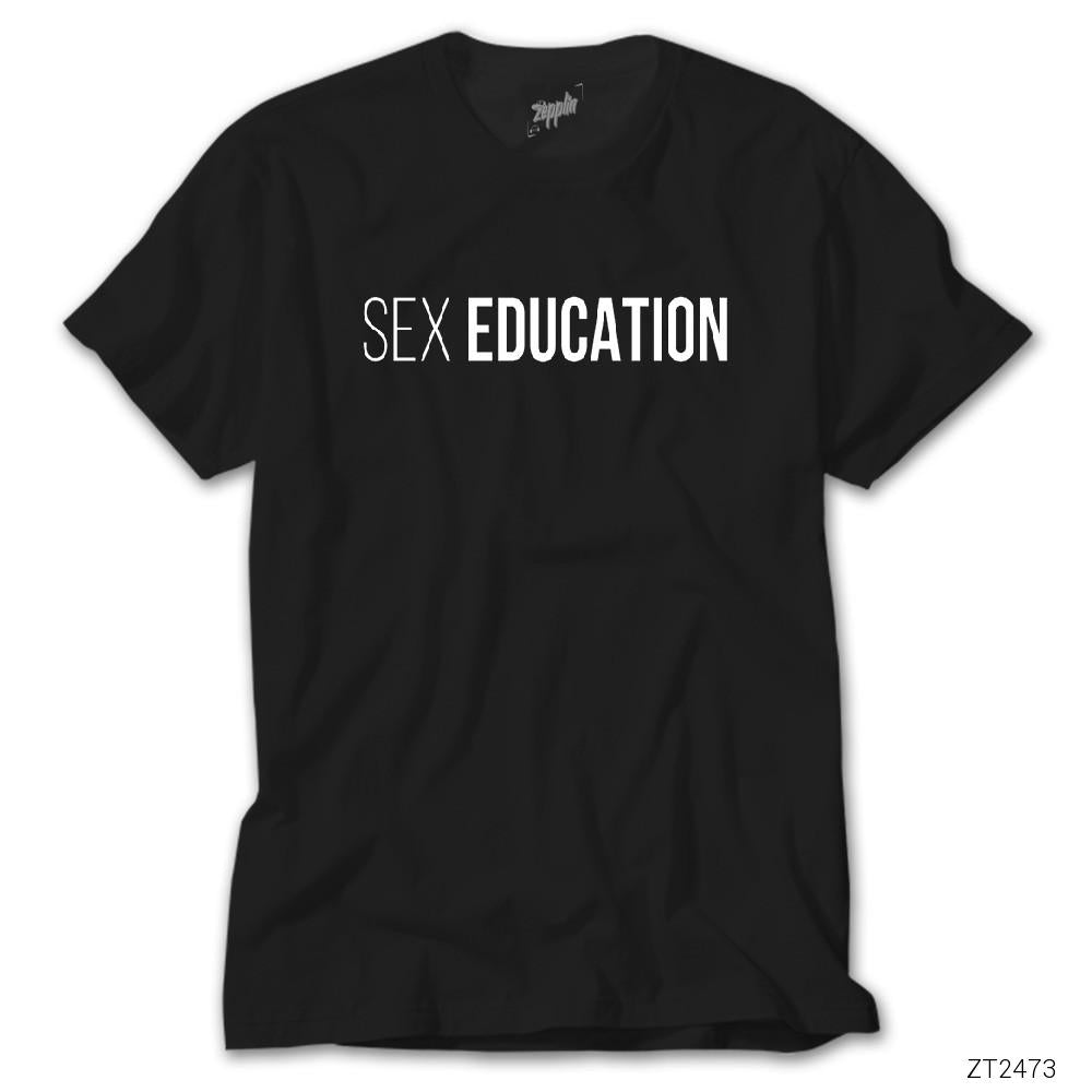 Sex Education Logo siyah tişört