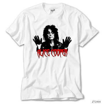 Alice Cooper Confused Beyaz Tişört