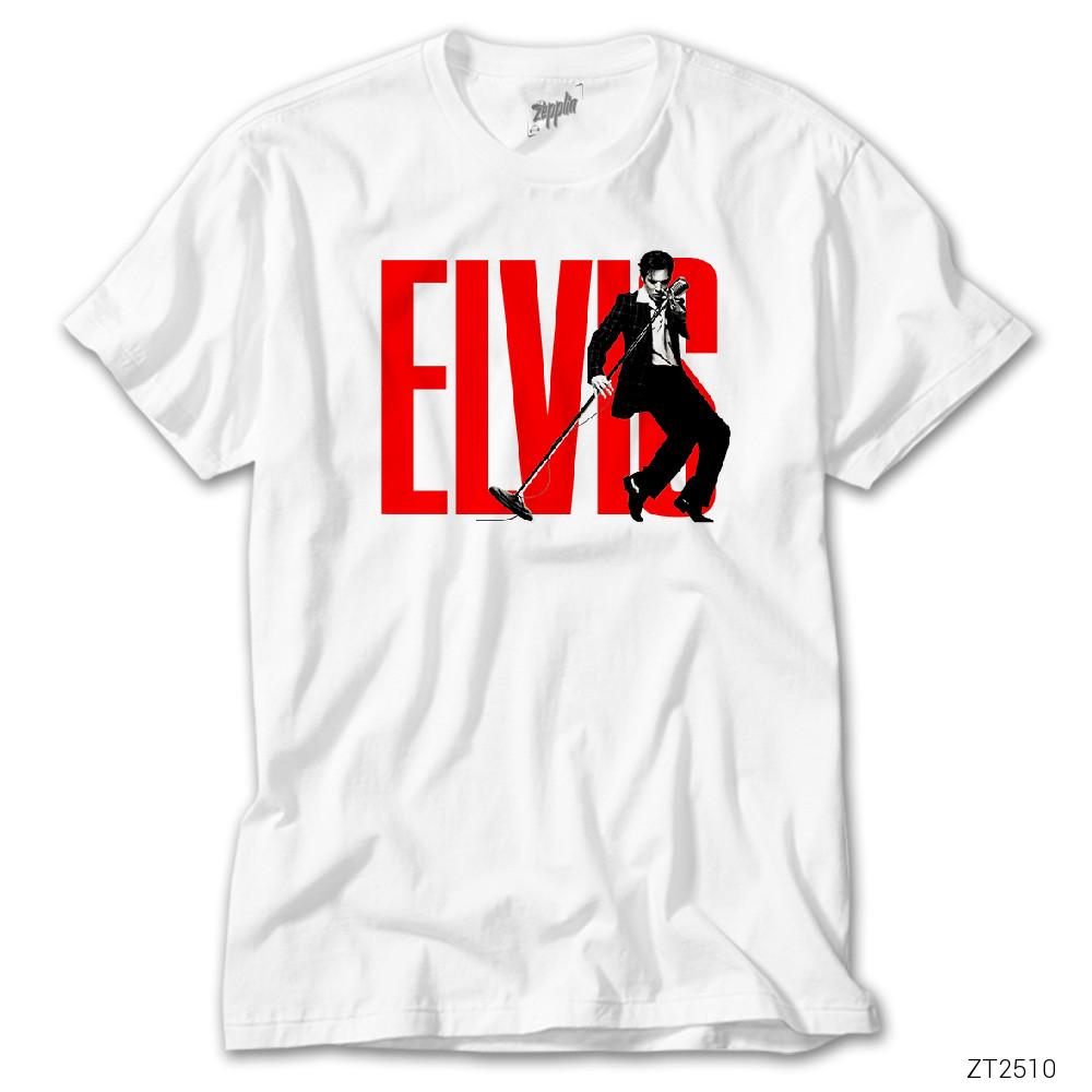 Elvis Logo Beyaz Tişört