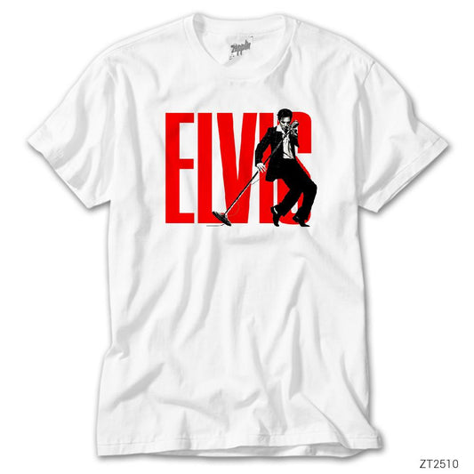 Elvis Logo Beyaz Tişört