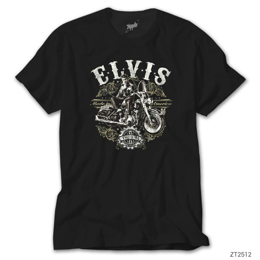 Elvis Made in America Siyah Tişört
