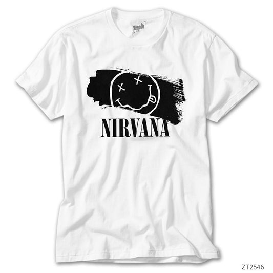 Nirvana Splash Beyaz Tişört