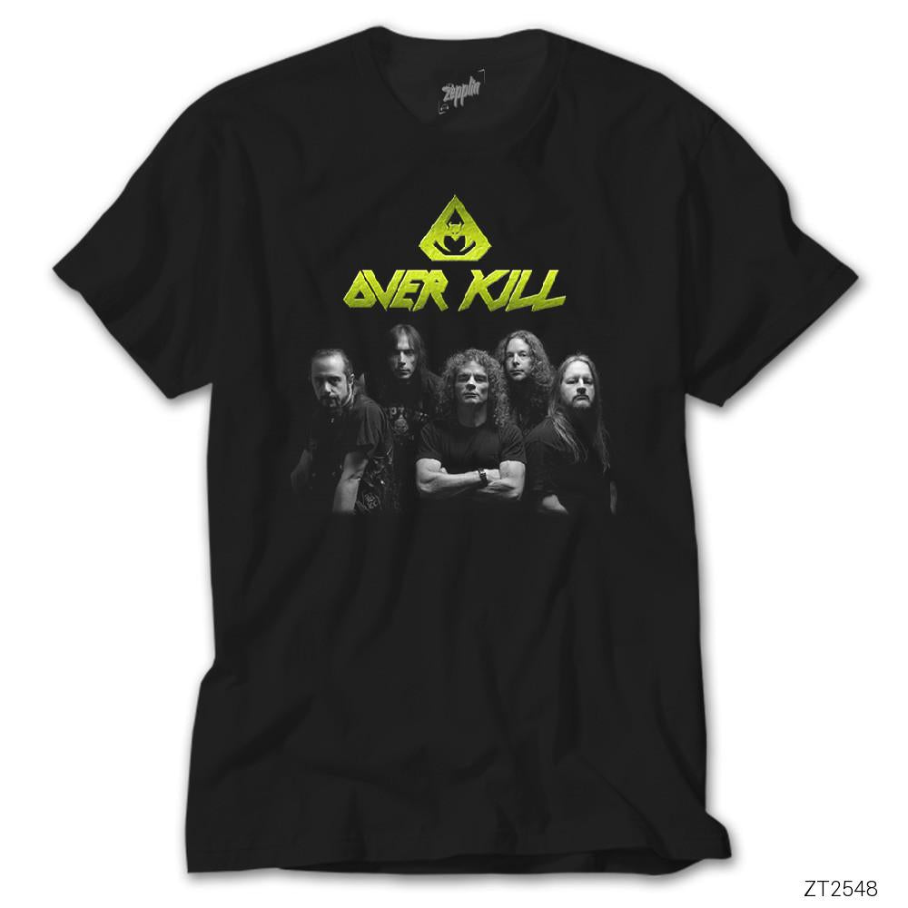 Overkill Band Siyah Tişört