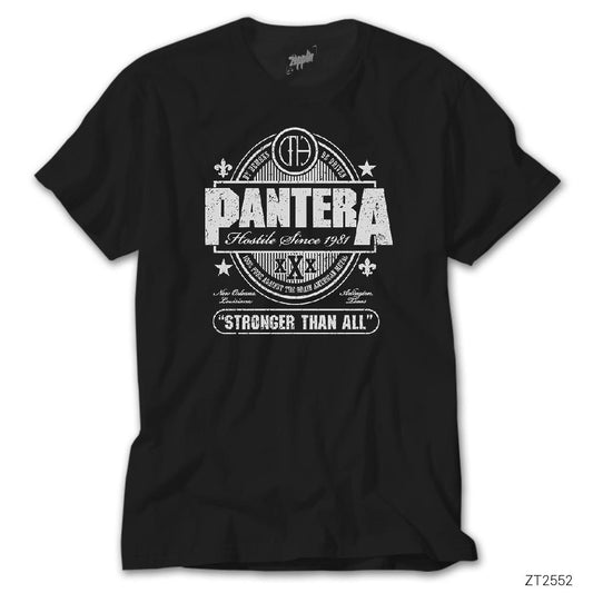 Pantera Hostile Since 1981 Siyah Tişört