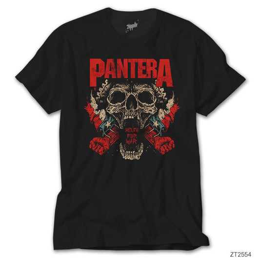 Pantera Mouth for War Siyah Tişört