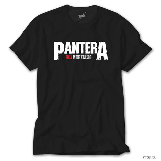 Pantera Walk on the Wild Side Siyah Tişört