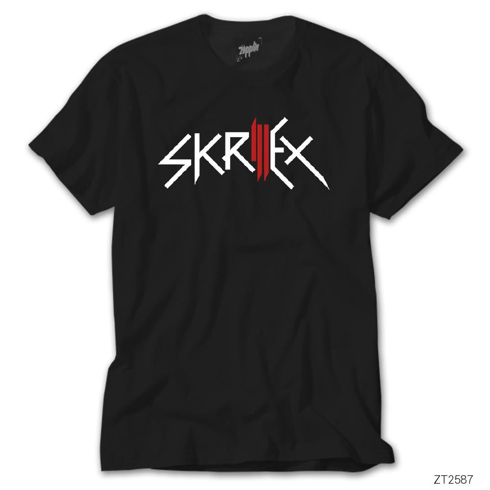 Skrillex High Logo Siyah Tişört