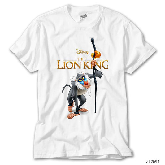 Aslan Kral Monkey Beyaz Tişört
