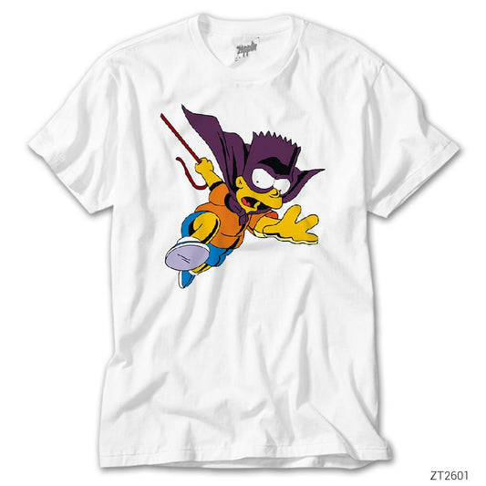 Bartman Simpson Beyaz Tişört