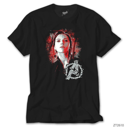 Black Widow Siyah Tişört