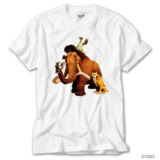 Buz Devri Team Manny Beyaz Tişört