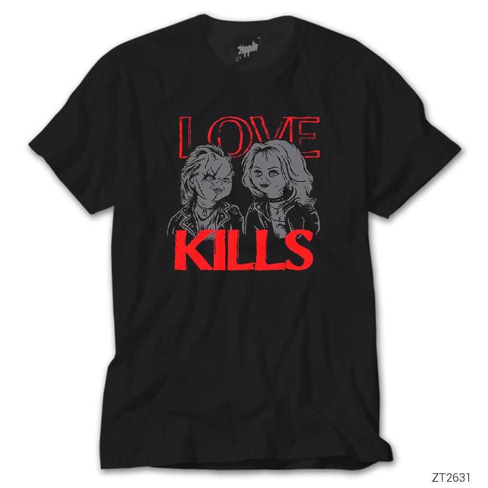 Chucky Love Kills Siyah Tişört
