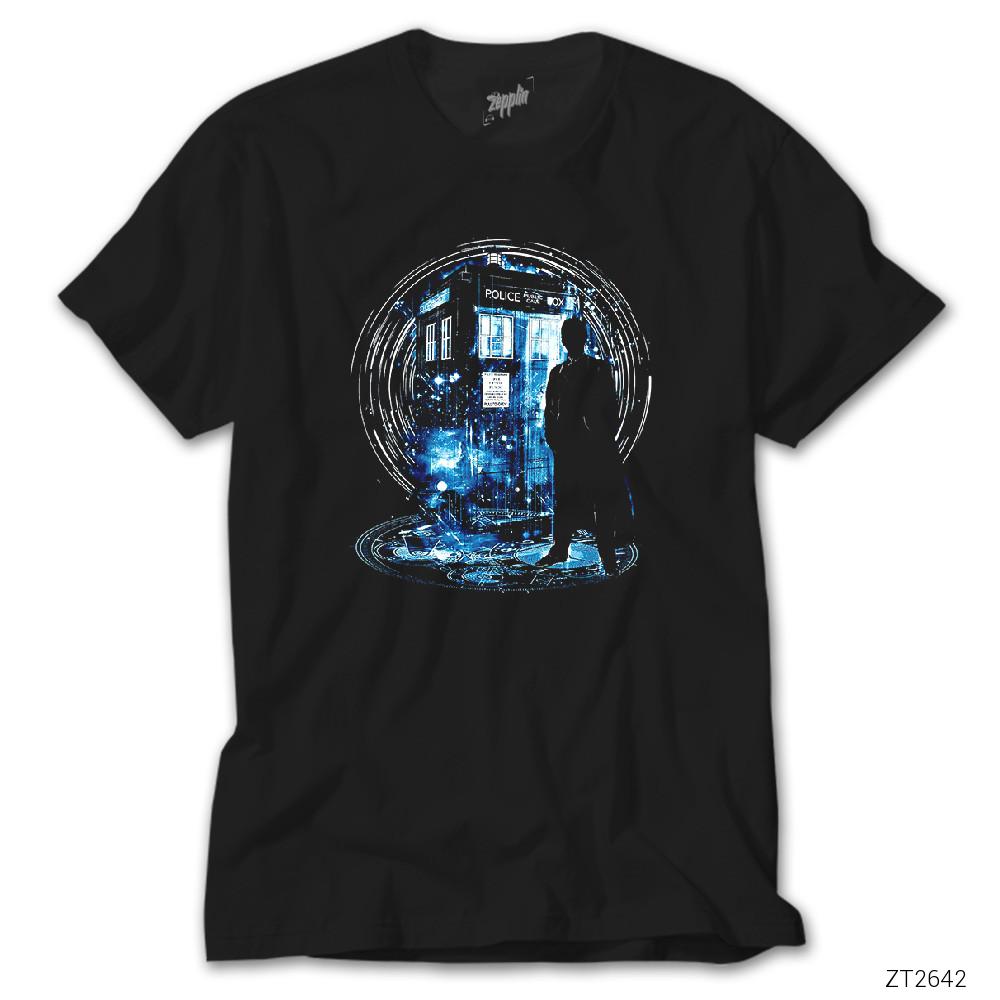 Doctor Who Box Siyah Tişört