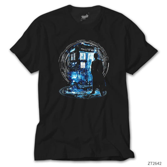 Doctor Who Box Siyah Tişört