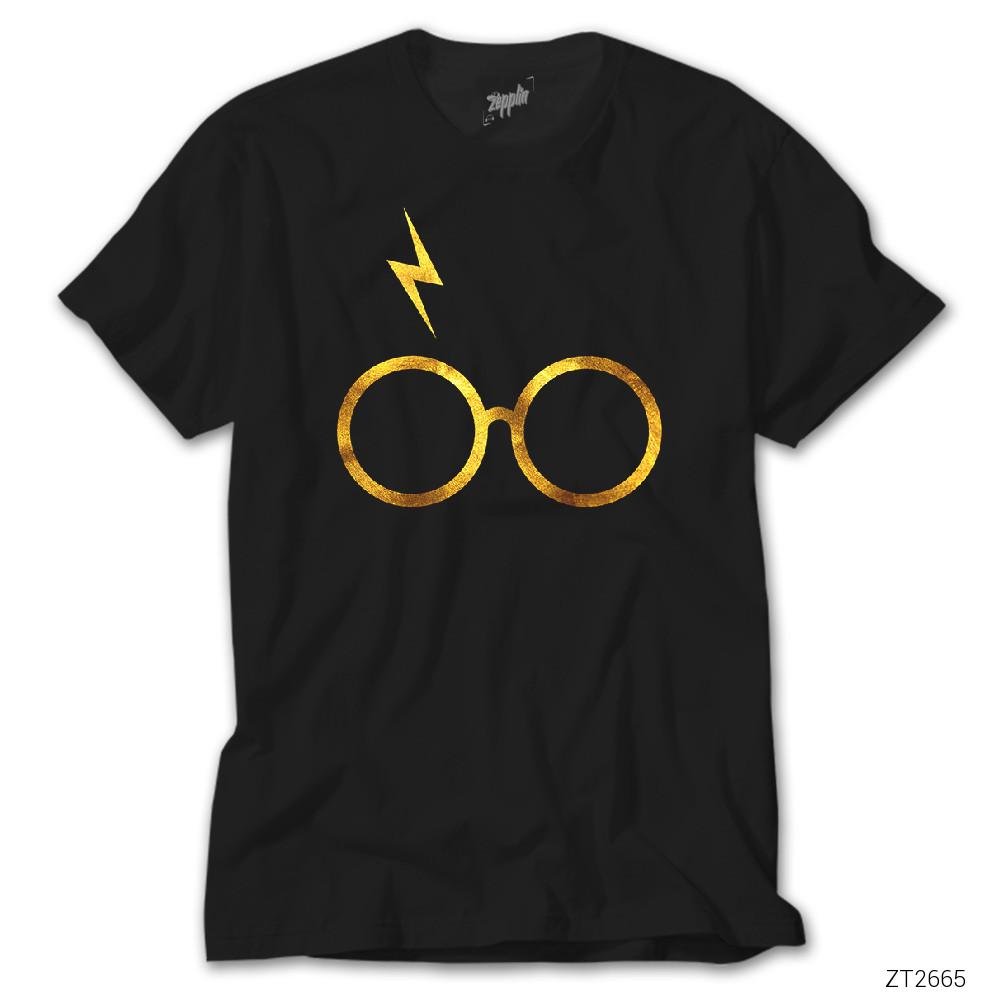 Harry Potter Glasses 3 Siyah Tişört