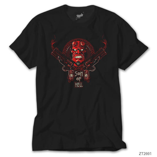 Hellboy Sons of Hell Siyah Tişört