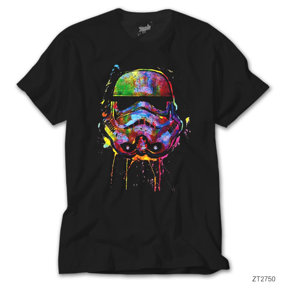 Star Wars Helmet Siyah Tişört