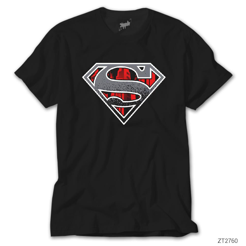 Superman Dark Legend Siyah Tişört
