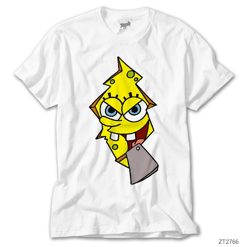 The Shining Spongebob Beyaz Tişört