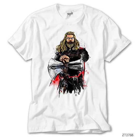 Thor And StormBreaker Beyaz Tişört
