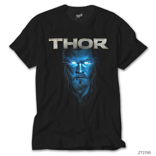 Thor Blue And Gray Siyah Tişört