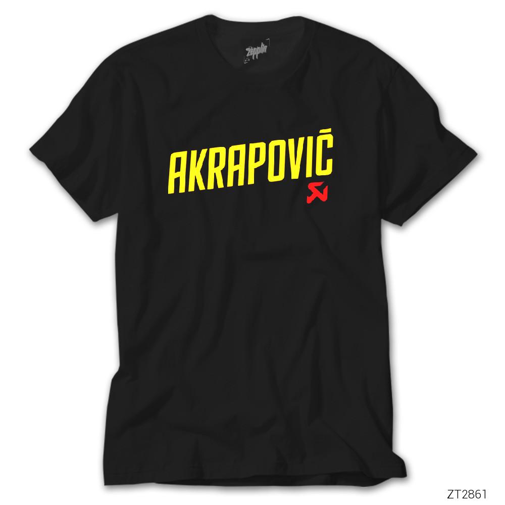 Akrapovic Logo Siyah Tişört