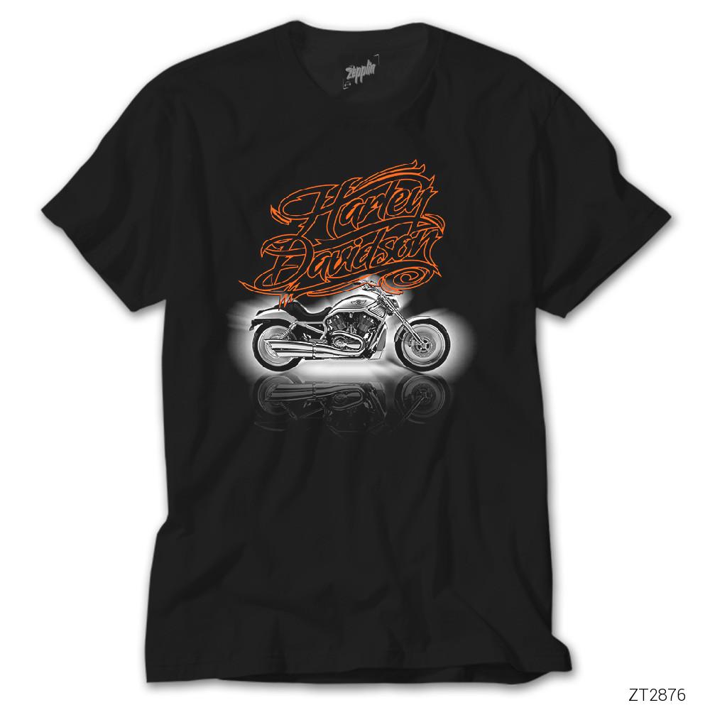 Harley Davidson Lined Siyah Tişört